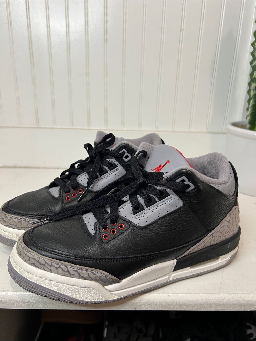 Jordan Kids Black, Grey & Red Sneakers